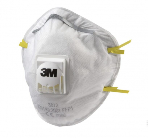 Filtrerande halvmask 10-pack, 3M 8812 FFP1 med ventil i gruppen Personligt skydd / Andningsskydd hos AD Butik rebro / Wallin & Stackeflt (1955008812)
