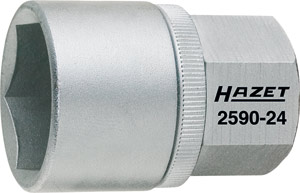 6 kant Hylsa fr remspning 24 mm i gruppen Handverktyg / Specialverktyg / Motor / Generator / Startmotor/Batteri hos AD Butik rebro / Wallin & Stackeflt (2590-24)