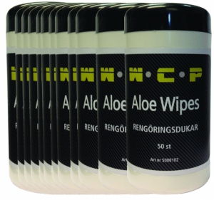 WCP Aloe Wipes 12-pack i gruppen Kemprodukter / Tvtt / Rengrning / Handrengrning hos AD Butik rebro / Wallin & Stackeflt (5000102-12)