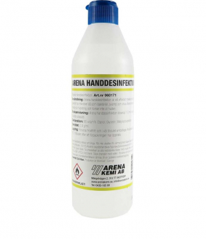 Handdesinfektion 85% etyl, 0,5 liter i gruppen Personligt skydd / Hygien hos AD Butik rebro / Wallin & Stackeflt (61890-960171)