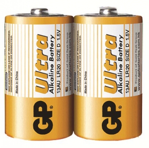 GP Batteri LR20/1,5V 2ST i gruppen vrig frbrukning / Batterier hos Wallin & Stackeflt (65324310)