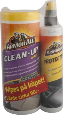 Clean-Up wipes + Protectant blank, ArmorAll i gruppen Bilvrd / Varumrken / Turtle hos AD Butik rebro / Wallin & Stackeflt (SE10630)