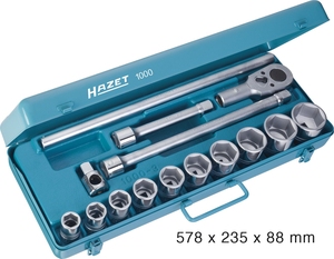 6-POINT SOCKET SET i gruppen Hazet.se hos AD Butik rebro / Wallin & Stackeflt (1000)