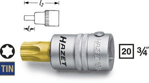 TORX SCREWDRIVER SOCKET i gruppen Hazet.se hos AD Butik rebro / Wallin & Stackeflt (1012-T100)