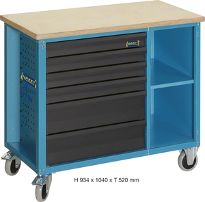 WORK BENCH, MOBILE i gruppen Hazet.se hos AD Butik rebro / Wallin & Stackeflt (177W-6)