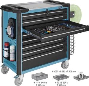 TOOL TROLLEY i gruppen Hazet.se hos AD Butik rebro / Wallin & Stackeflt (179XL-6)