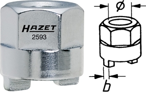 DRIVE NUT i gruppen Hazet.se hos AD Butik rebro / Wallin & Stackeflt (2593-4)