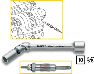 6-POINT SOCKET FOR GLOW PLUGS i gruppen Hazet.se hos AD Butik Örebro / Wallin & Stackefält (4760-3)