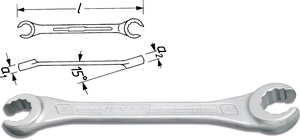 FLARE NUT WRENCH i gruppen Hazet.se hos AD Butik rebro / Wallin & Stackeflt (612-12X14)