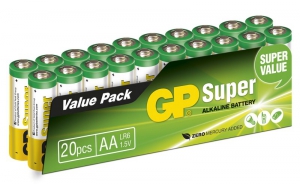 GP AA-BATTERI/LR06/1,5V 20 ST  i gruppen vrig frbrukning / Batterier hos AD Butik rebro / Wallin & Stackeflt (65324317)