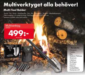 Multi-Tool Balder i gruppen Handverktyg / Verktygssatser hos AD Butik rebro / Wallin & Stackeflt (6829020001)