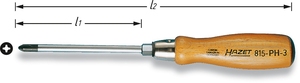 SCREWDRIVER i gruppen Hazet.se hos AD Butik rebro / Wallin & Stackeflt (815-PH1)