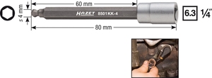SCREWDRIVER SOCKET i gruppen Hazet.se hos AD Butik Örebro / Wallin & Stackefält (8501KK-4)