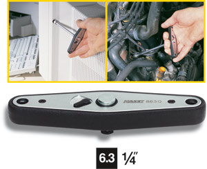 1/4tum Spärrskaft   i gruppen Handverktyg / 1/4tum Tapp  (6,3mm) / Spärrskaft hos AD Butik Örebro / Wallin & Stackefält (863Q)