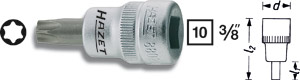 3/8tum Hylsa Torx T50  i gruppen Handverktyg / 3/8tum Tapp  (9,8mm) / Hylsor hos AD Butik rebro / Wallin & Stackeflt (8802-T50)