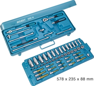 6-POINT SOCKET SET i gruppen Hazet.se hos AD Butik rebro / Wallin & Stackeflt (888N)