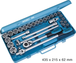 6-POINT SOCKET SET i gruppen Hazet.se hos AD Butik rebro / Wallin & Stackeflt (905)