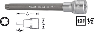 TORX SCREWDRIVER SOCKET i gruppen Hazet.se hos AD Butik Örebro / Wallin & Stackefält (992SLG-T55-130)