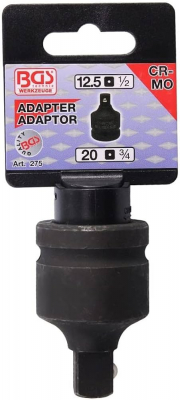 Kraftadapter 3/4tum till 1/2tum, BGS i gruppen Handverktyg / 3/4tum Tapp  (19mm) / vriga hos AD Butik rebro / Wallin & Stackeflt (BGS275)