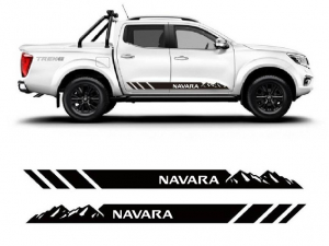 Dekal Nissan Navara i gruppen Arbetsplats / Inredning / Fordon - Tillbehr / Dekaler/Foliering / Bildekaler / Nissan hos AD Butik rebro / Wallin & Stackeflt (DEK491)
