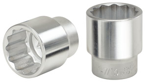 Hylsa 12-kants kort mattförkromad 3/4', KSTOOLS  i gruppen Handverktyg / 3/4tum Tapp  (19mm) / Hylsor hos AD Butik Örebro / Wallin & Stackefält (KS9113519r)
