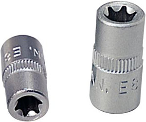 1/4tum Hylsa E-Torx (TX-E) E5  i gruppen Handverktyg / 1/4tum Tapp  (6,3mm) / Hylsor hos AD Butik rebro / Wallin & Stackeflt (KS9114314)