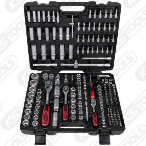 HYLSNYCKELSATS 195 DELAR i gruppen Handverktyg / 1/2tum Tapp  (12,7mm) / Satser hos AD Butik Örebro / Wallin & Stackefält (KS9170795)
