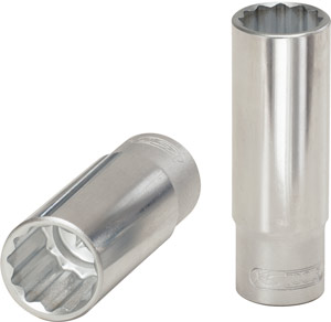 1/2tum Hylsa 12-kant lng mattfrkromad 30 mm i gruppen Handverktyg / 1/2tum Tapp  (12,7mm) / Hylsor hos AD Butik rebro / Wallin & Stackeflt (KS9171274)
