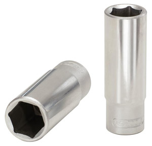 3/8tum Hylsa 6-kant lng mattfrkromad  18 mm i gruppen Handverktyg / 3/8tum Tapp  (9,8mm) / Hylsor hos AD Butik rebro / Wallin & Stackeflt (KS9173838)
