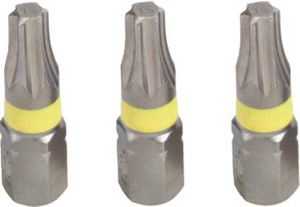 1/4tum Bits torx 3-pack T8  i gruppen Handverktyg / Bits / Torx hos AD Butik rebro / Wallin & Stackeflt (KS9182061)
