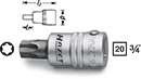 Hylsa 1012   Torx 3/4', Hazet