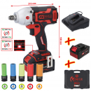 Mutterdragare 1/2" eMONSTER 18V, 2 x 4.0Ah batteri