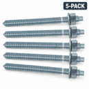 5-PACK G�NGST�NG M16X190M MED MUTTER 5.8