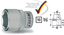 Hylsa 880 6-kant kort 3/8', Hazet