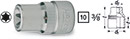 Hylsa E-Torx kort (TX-E) 3/8', Hazet