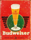 Pltskylt "Budweiser"