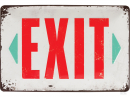 Skylt "Exit"