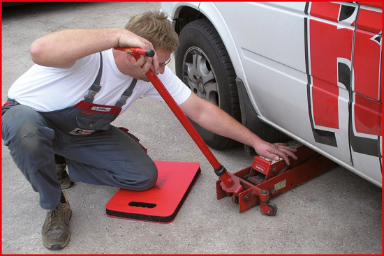 Skyddsmatta, med handtag