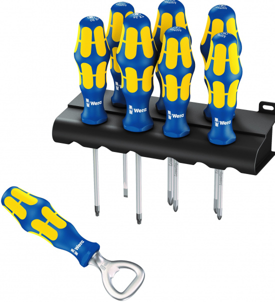 Skruvmejselsats Kraftform Wera special Sverige edition, 7 delar