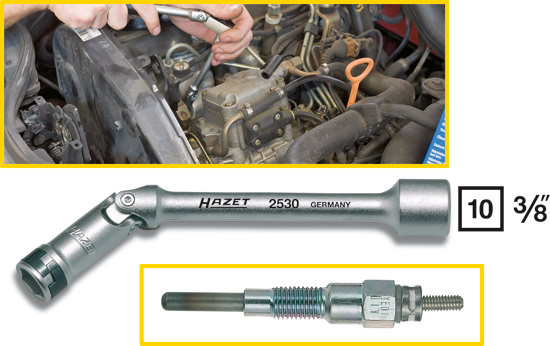 Gl�dstifthylsa 10 mm