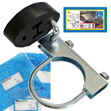 Reparationsf�ste f�r bakre ljudd�mpare (V70II/S60/S80)