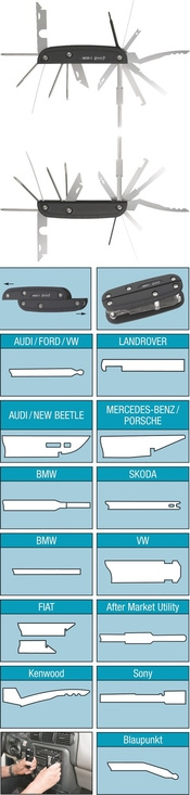 RADIO DEMOUNTING TOOL
