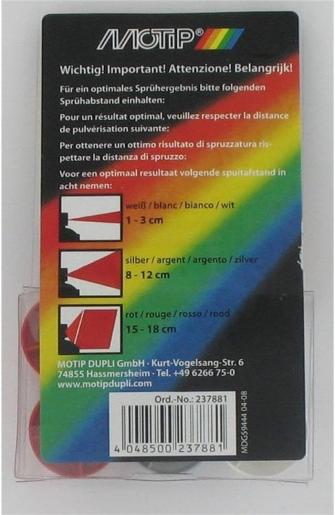 Motip Spraymunstycken 6-pack