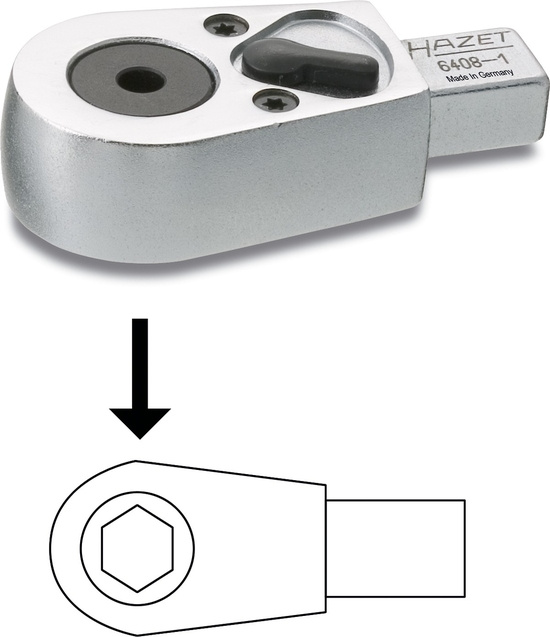 RATCHET HEAD FOR BITS