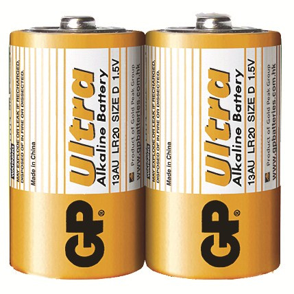 GP Batteri LR20/1,5V 2ST