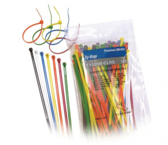 Sortiment f�rgade buntband, 100-pack 