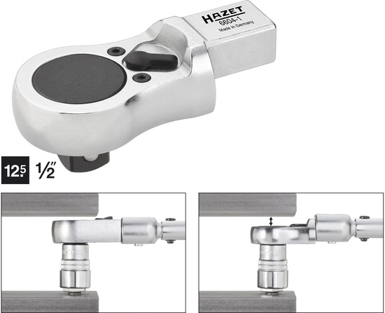 REVERSIBLE RATCHET HEAD