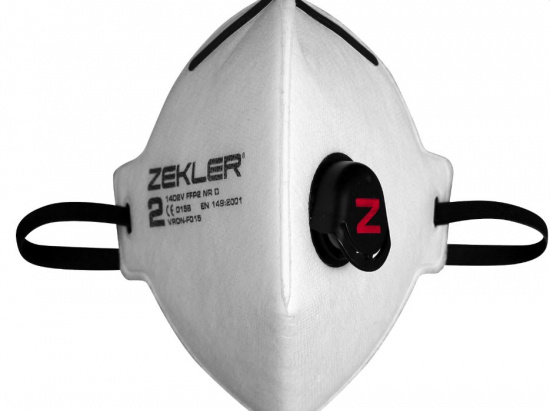 Halvmask Filtrerande Zekler 1402V FFP2V