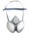 Halvmask med utandningsventil 523001 FFA2P3 R D Halvmask med utandningsventil 523001 FFA2P3 R D