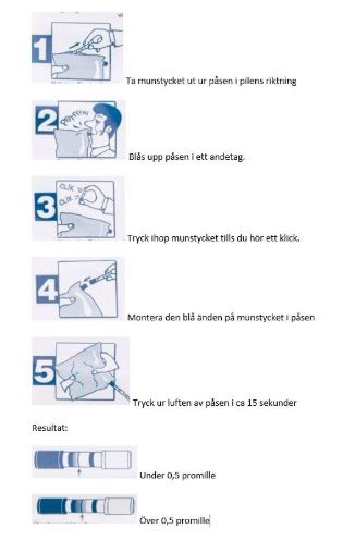 Eng�ngs Alkoholtester NF-godk�nt